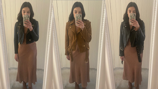 our fashion contributor Jess here, looking fabulous in a series of all saints jackets.