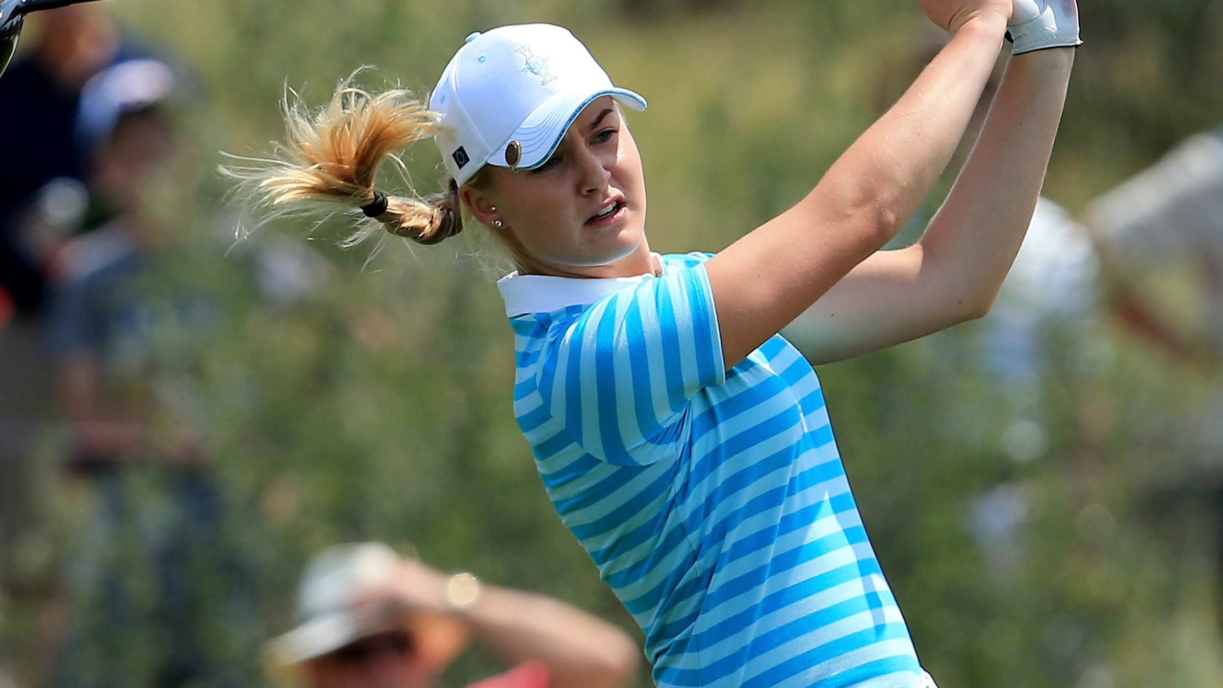 Charley Hull at the Solheim Cup