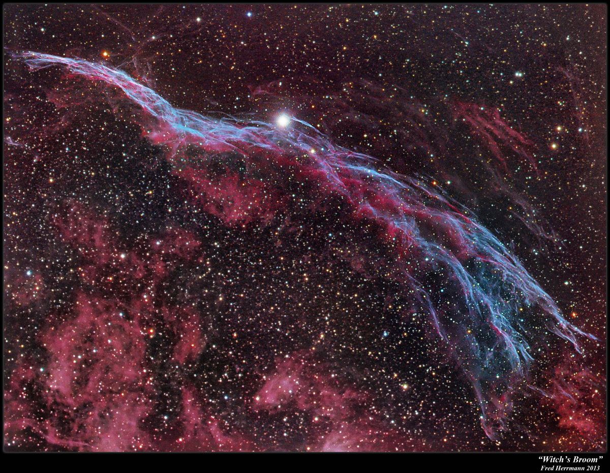 Happy Halloween! Witch's Broom and Wizard Nebula Shine in Dazzling ...