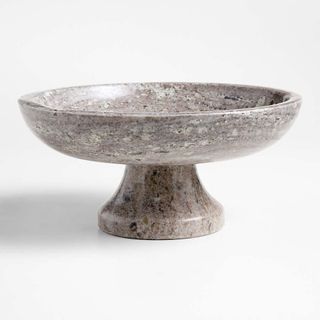 Marble footed bowl