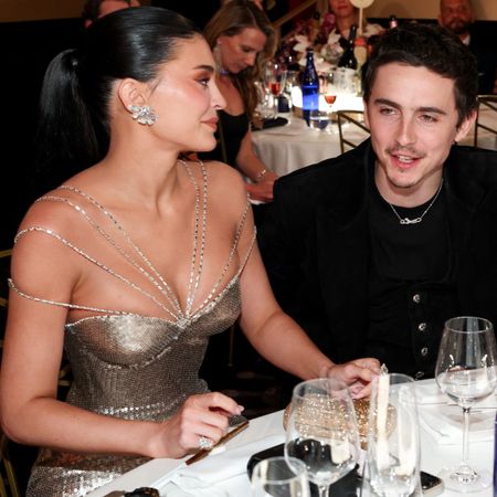 Kylie Jenner at the Golden Globes