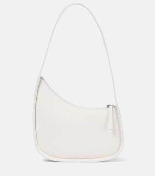 Half Moon Leather Shoulder Bag