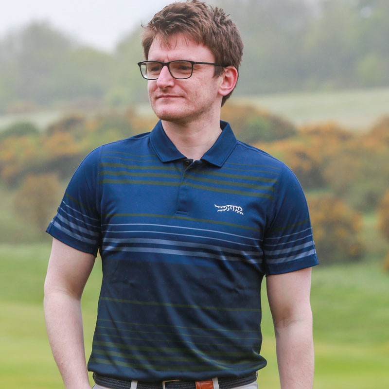 Sun Day Red Core Stripe Polo
