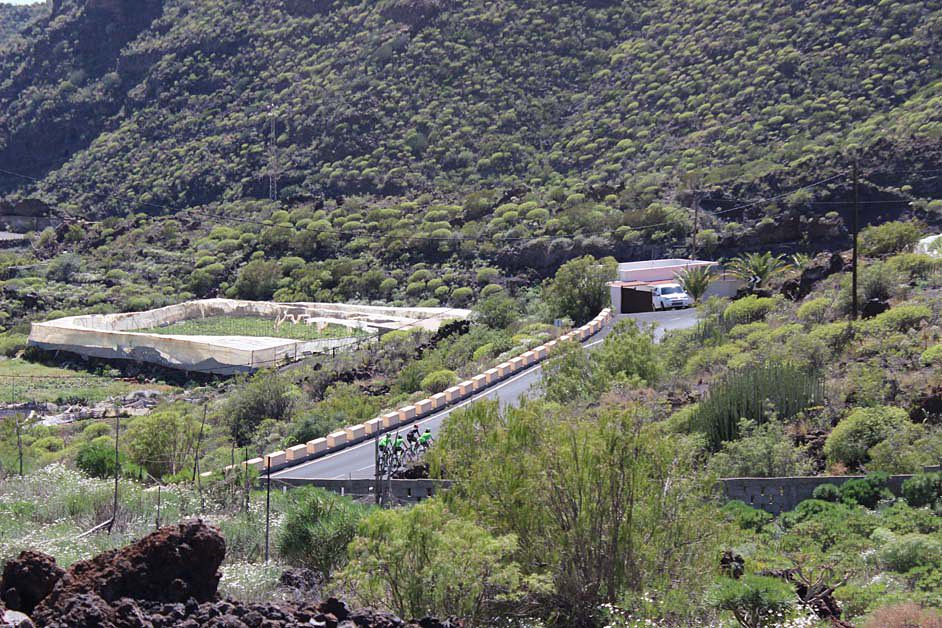 The scenery on the island of Tenerife