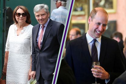 Carole and Michael Middleton and Prince William