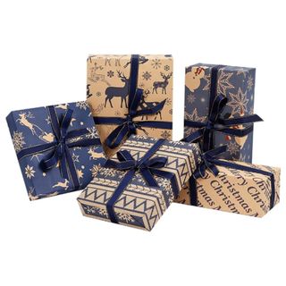 haipicho Christmas Wrapping Paper Sheets, 10