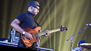 Alex Katunich from Incubus performs at Le Zenith on November 17, 2011 in Paris, France.