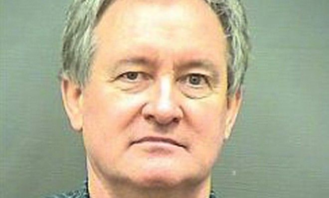 Idaho Sen. Michael Crapo&amp;#039;s police booking photo, taken after the Republican was arrested for driving under the influence.