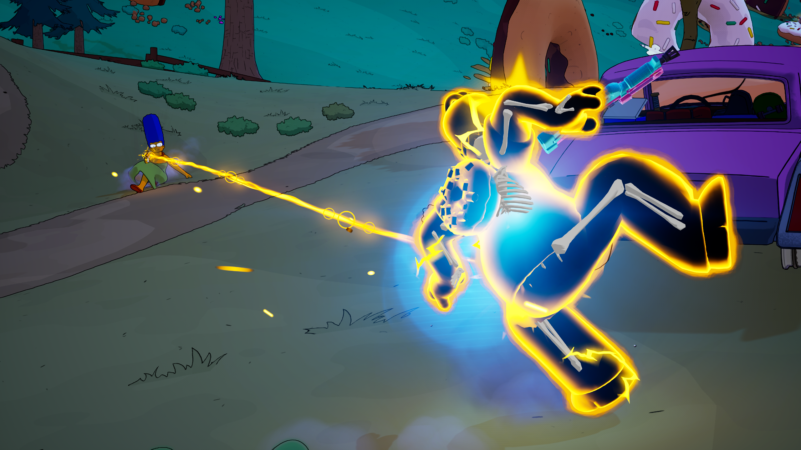 Fortnite The Simpsons mini-season qeapons and loadout.