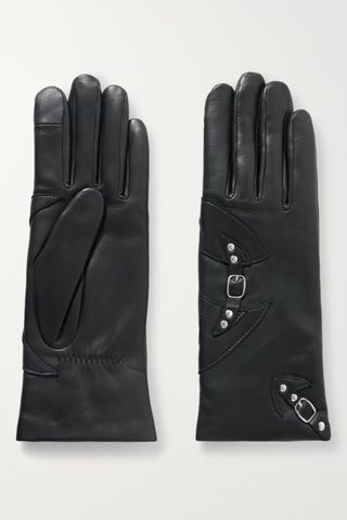 leather gloves agnelle