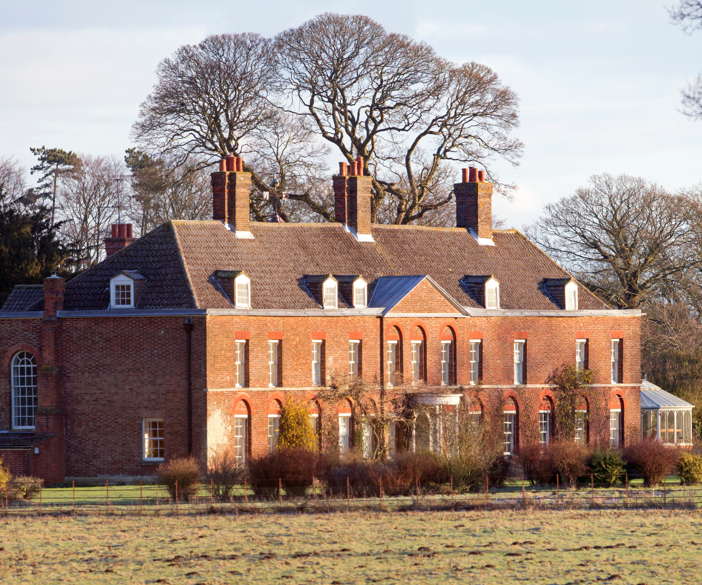 An exterior shot of Anmer Hall