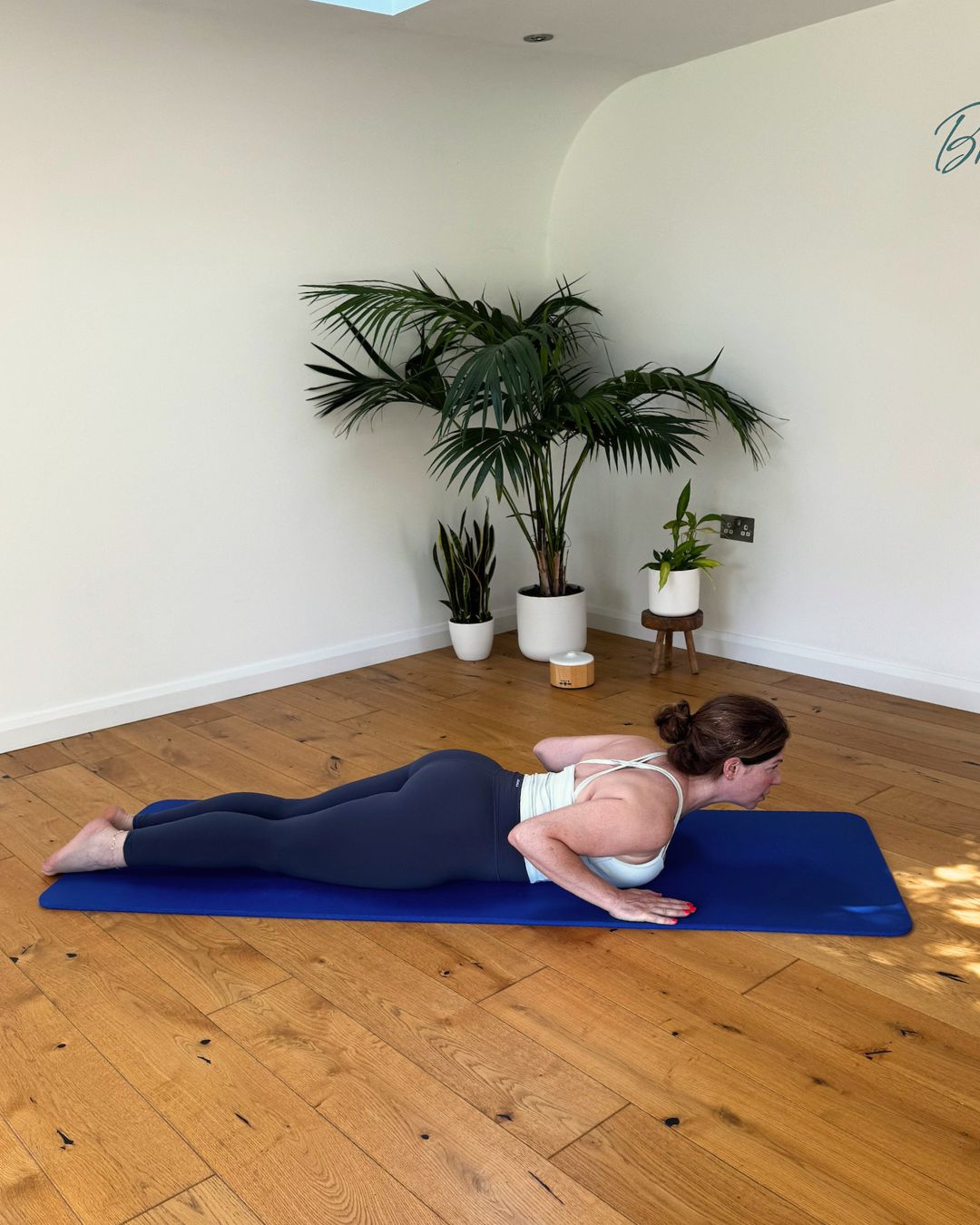 Health freelancer Anna Bartter trying some of the best Pilates moves for healthy ageing