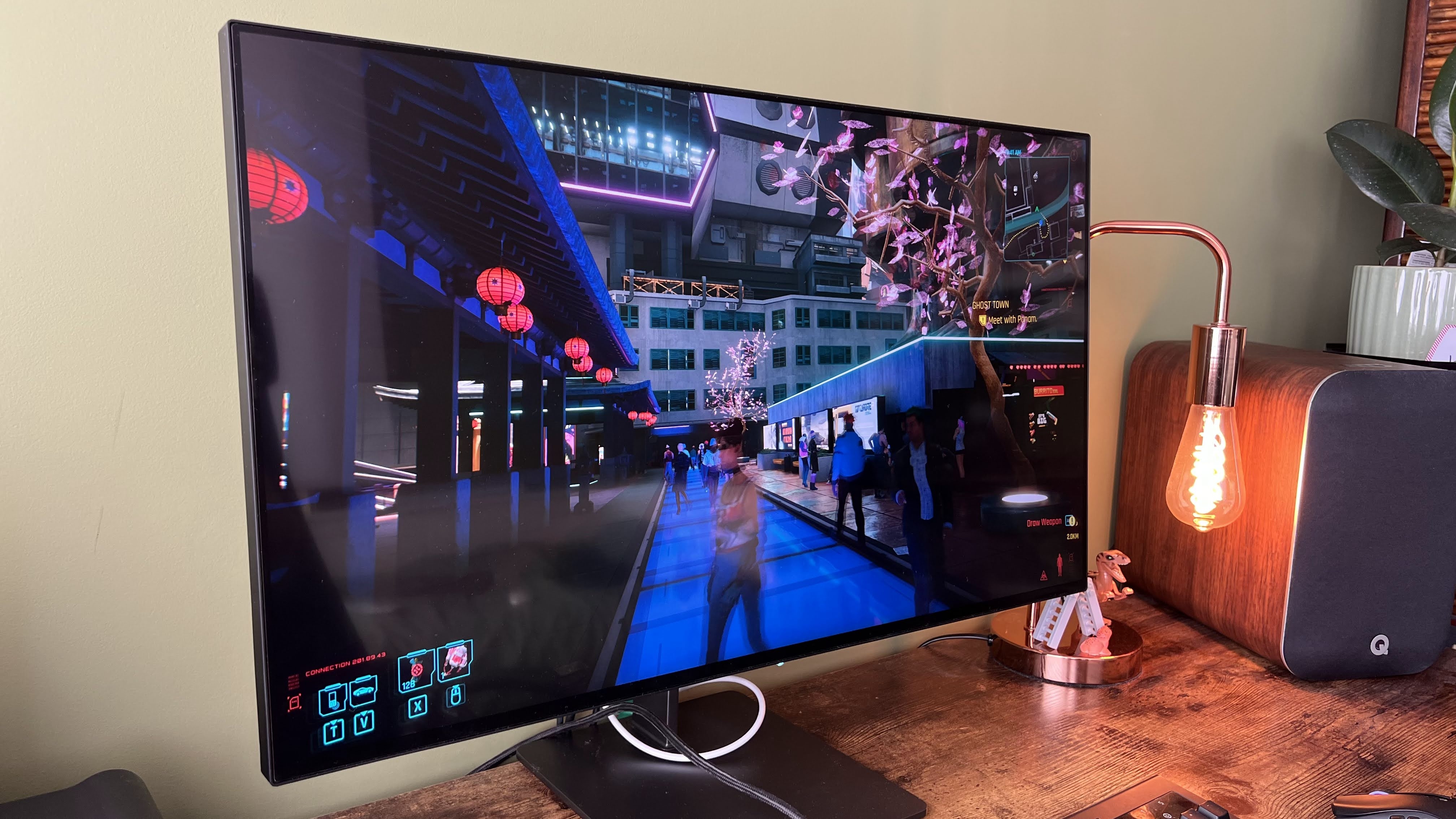 Monitor mengkilap Spektrum Adonan 4K 144Hz