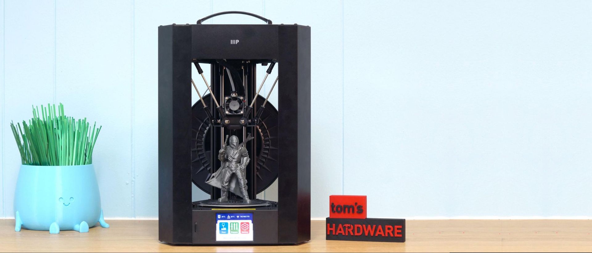 Monoprice Mini Delta V2 Review Fast Junior Prints Tom