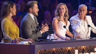 The DWTS judges at the table