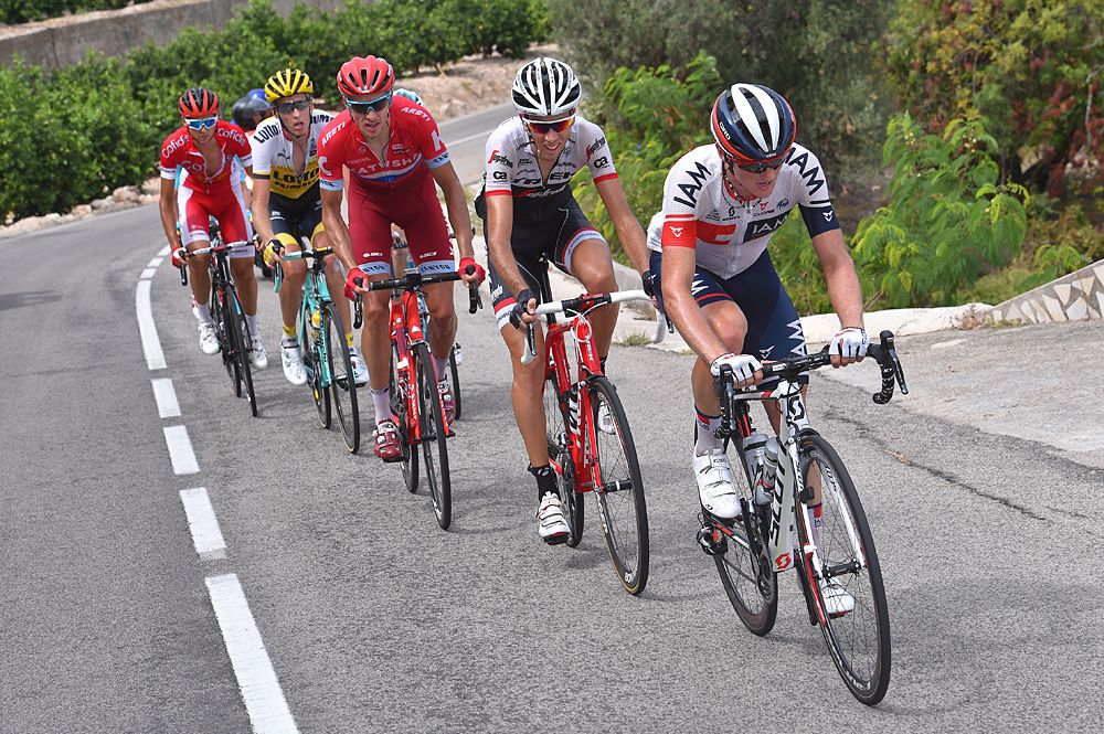 The breakaway on stage 20 of the Vuelta a Espana