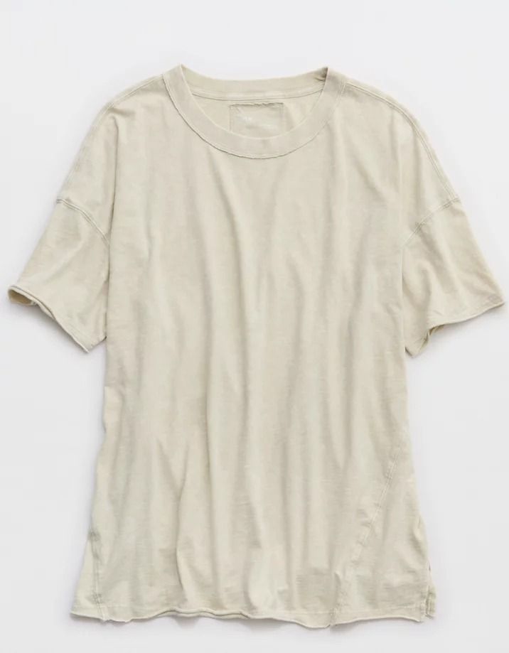 Aerie, Short Sleeve Crew Boyfriend T-Shirt