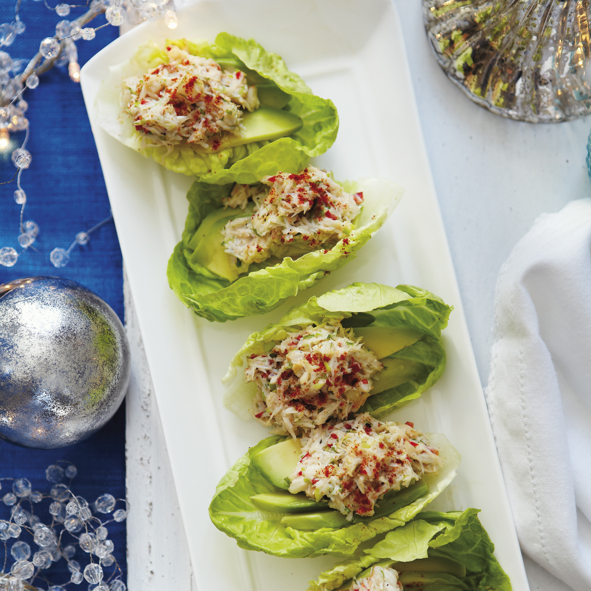 Creamy Crab Lettuce Cups - Belly Rumbles