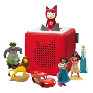 Red Toniebox Disney Bundle (Baloo, The Lion King, Lightning McQueen, Encanto, Moana, Elsa)