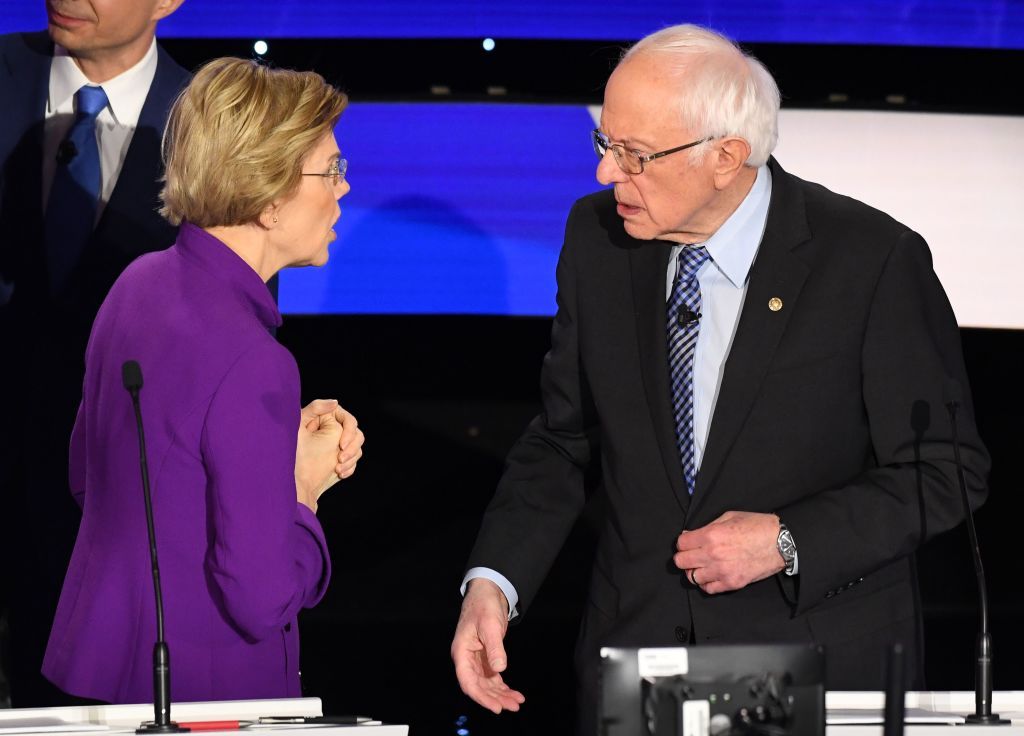 Elizabeth Warren and Bernie Sanders