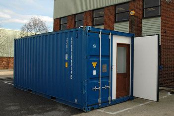Computer Aid cyber cafe in a shipping container