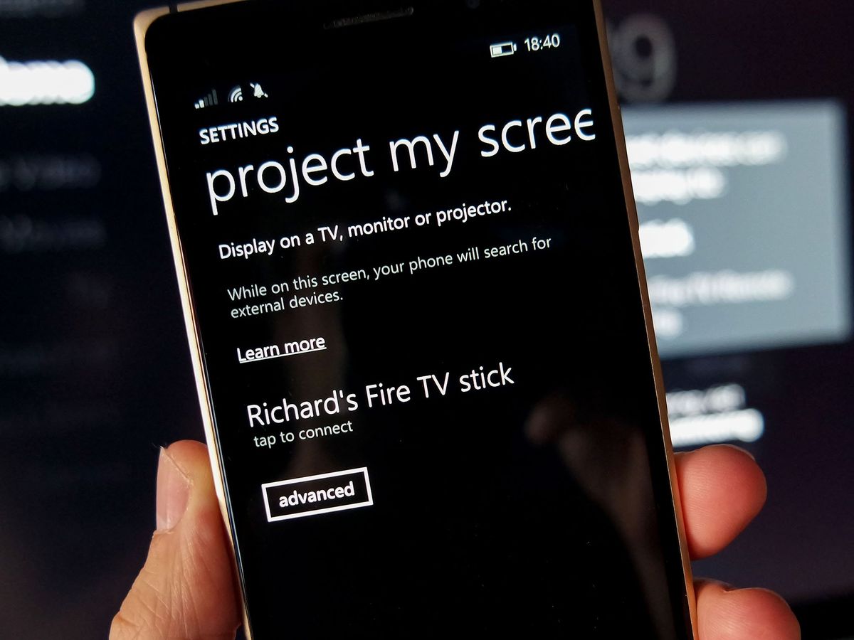 Mirror your Windows Phone to the big screen with the lowcost Amazon Fire TV Stick Windows Central