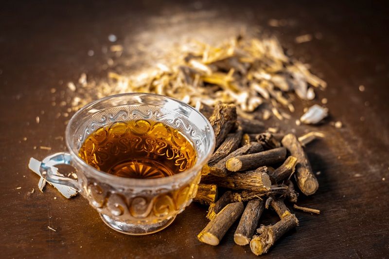 Licorice root tea