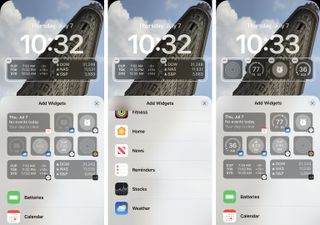 iOS 16 Lock Screen Widget Edit