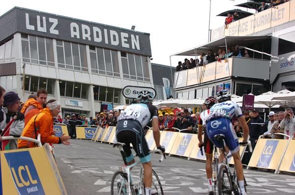 The Tour de France finished in Luz-Ardiden for the first time since 2003.