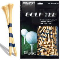Champkey Premium Bamboo Golf Tees