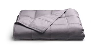 Best weighted blankets: the Tranquility Weighted Blanket in grey