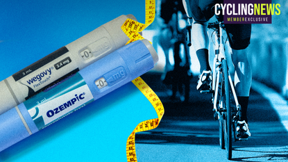 Weight loss jab and a cyclist