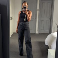 Jazzria Harris Best Petite Wide Leg Jeans