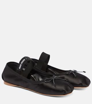 Satin Ballet Flats