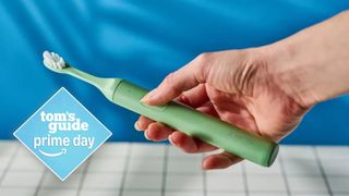 Suri Electric toothbrush with TG Prime Day badge