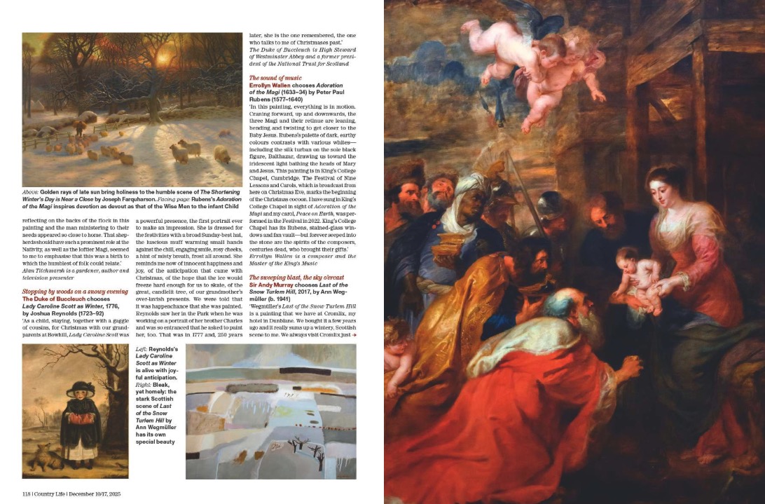 Spreads from Country Life 10 December 2025