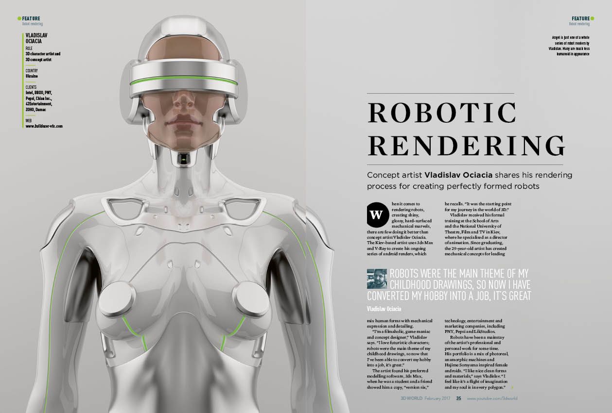 Discover the art of perfect robot rendering