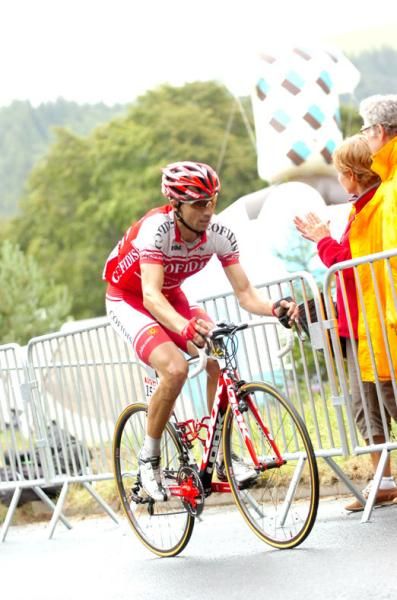 David Moncoutie (Cofidis) didn't quite sparkle in the Sancy massif.