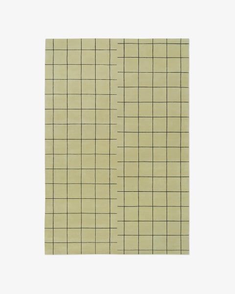 Grid – Pistachio/black