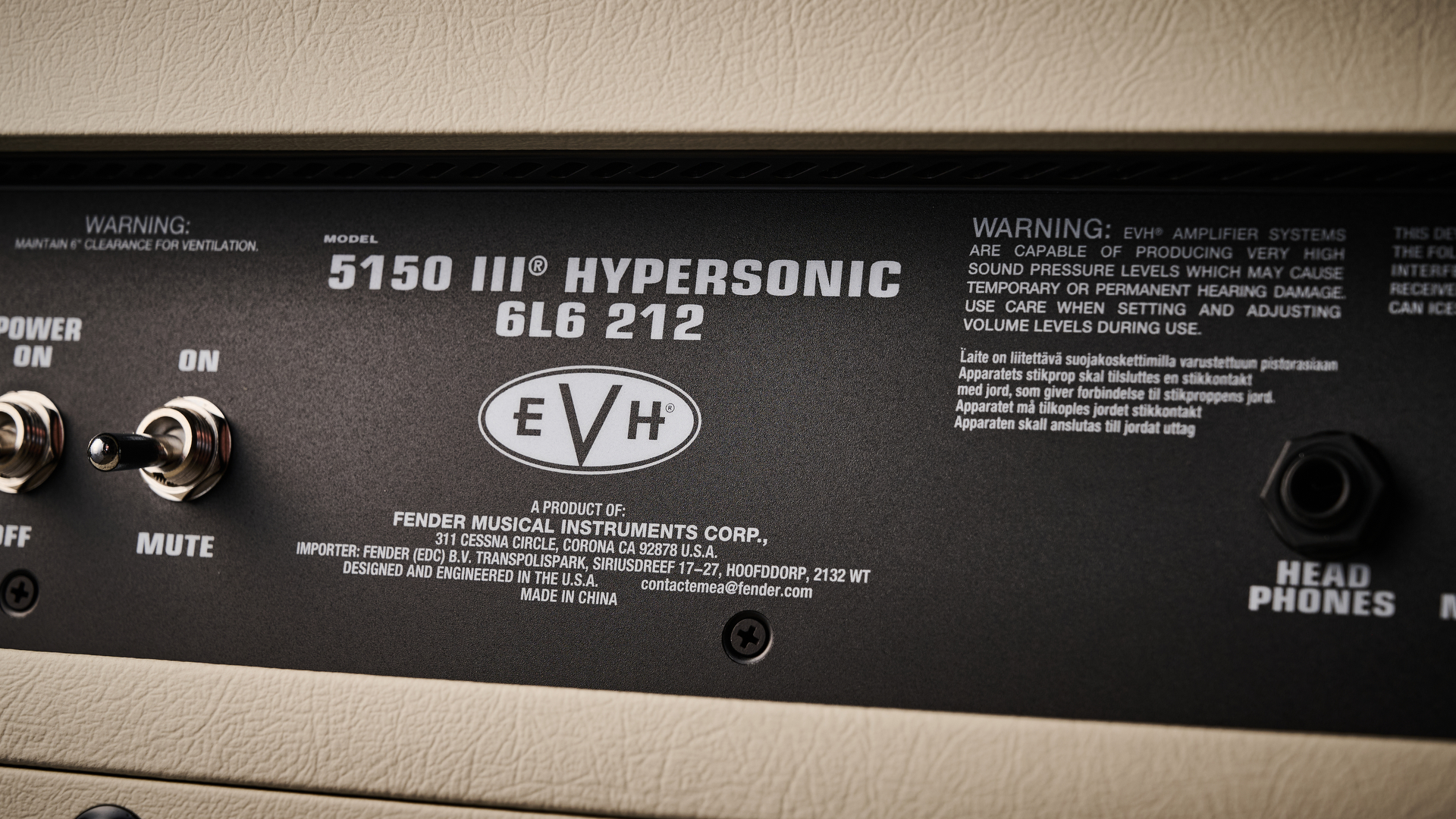 EVH 5150 III Hypersonic 6L6 2x12