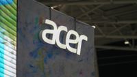 A logo of Acer, Taiwanese multinational hardware and electronics corporation specializing in advanced electronics technology seen at COMPUTEX 2023 in Taipei