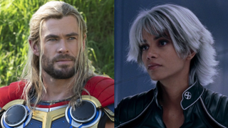 Chris Hemswoth in Thor: Love and Thunder and Halle Berry as Storm in X-Men