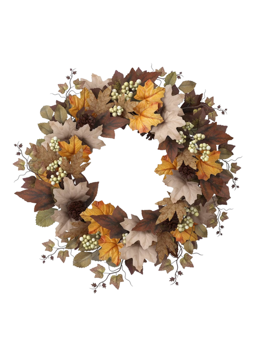24" Mixed Fall Wreath
