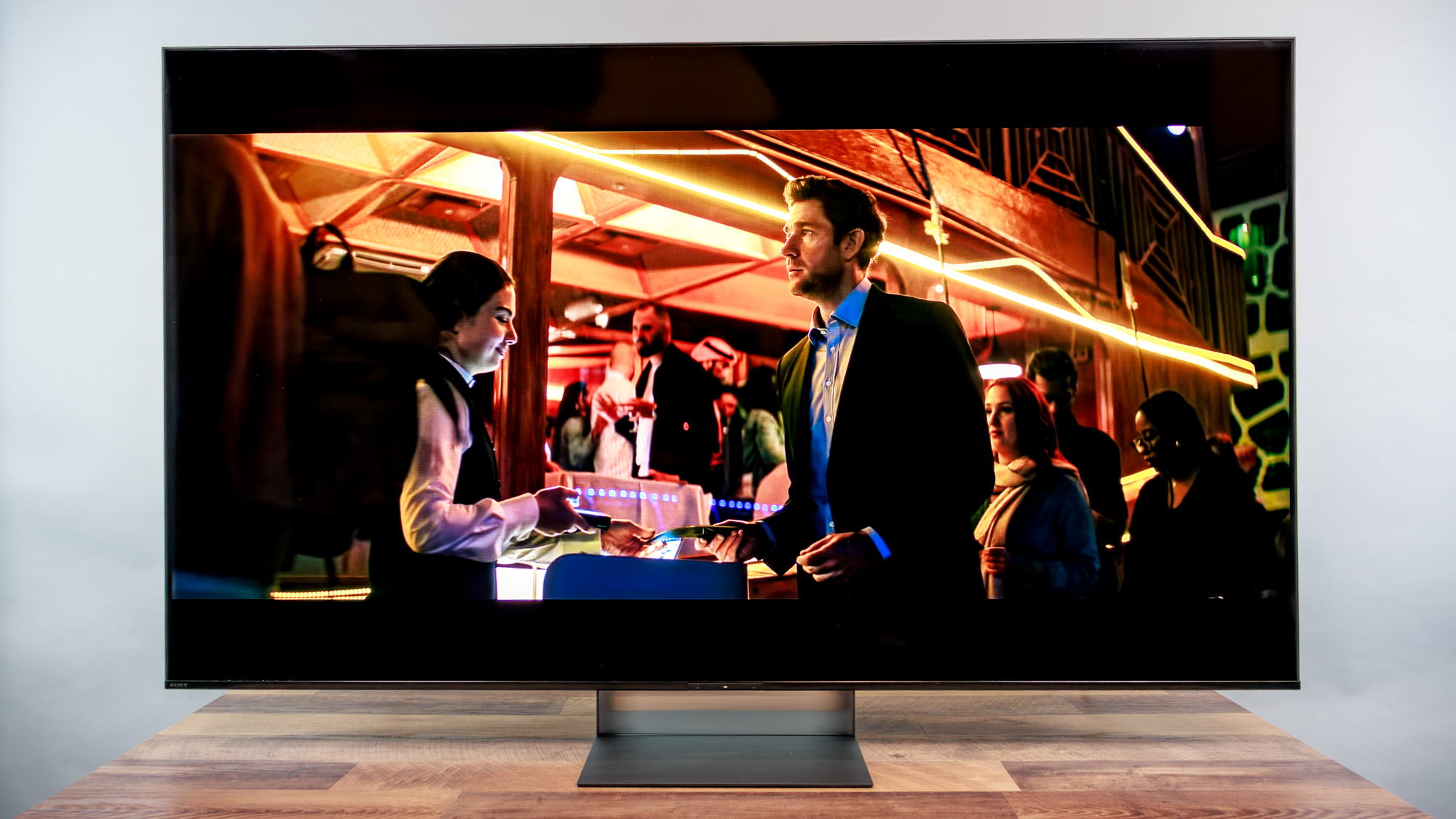 Sony Bravia 7 II True RGB TV on a desk
