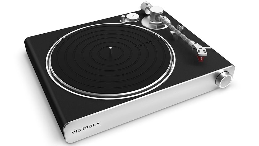 The Victrola Stream Carbon is a Sonos-compatible streaming turntable