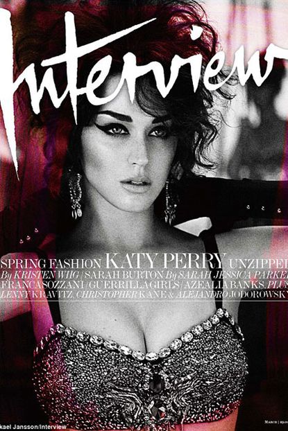 Katy Perry on cover of Interview - Marie Claire - Marie Claire UK