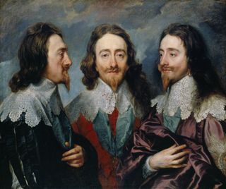 'Charles I in Three Positions' by Sir Anthony van Dyck