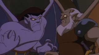A scene from Disney's Gargoyles.