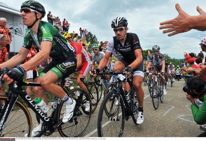 Fabian Cancellara (Trek) in the break