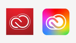 Before and after Creative Cloud logos